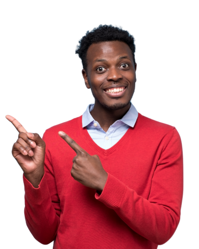 Pointing Left Website Wizard